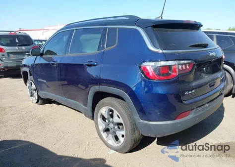 2019 Jeep Compass Limited 4X4 z USA, uszkodzony, nr VIN 3C4NJDCB1KT680147